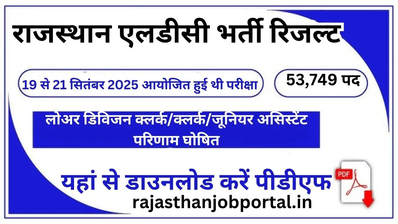 rajasthan 4th grade bharti result 2026 : हो जाओ तैयार, आने वाला है राजस्थान चतुर्थ श्रेणी भर्ती का परिणाम, यहाँ से कर पाएंगे चेक